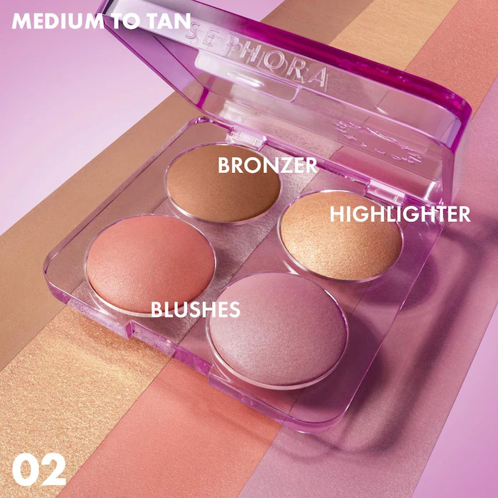 Sephora- Paleta de bronceadores, rubores e iluminadores - Imagen 2